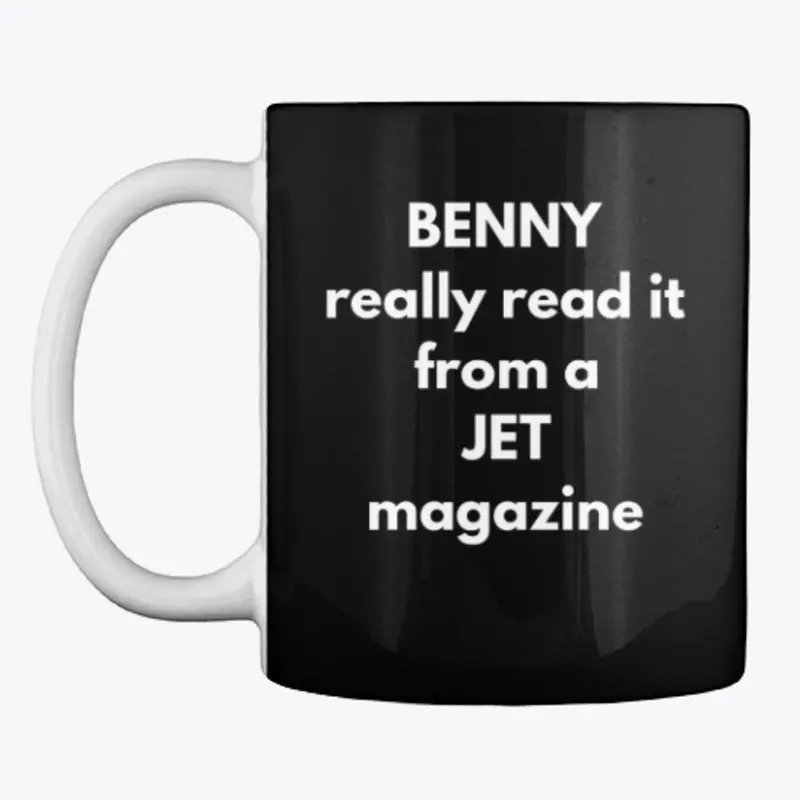  BENNY really read it from a JET